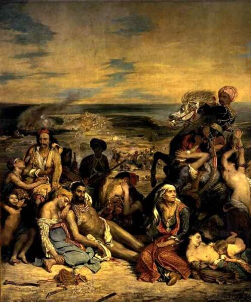 Eugène Delacroix oeuvre sur la Grèce