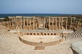 Les superbes monuments de Leptis Magna en Libye