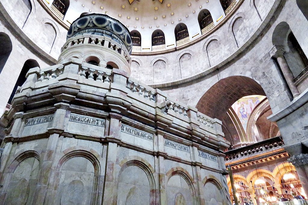 Le tombeau du Christ à Jérusalem